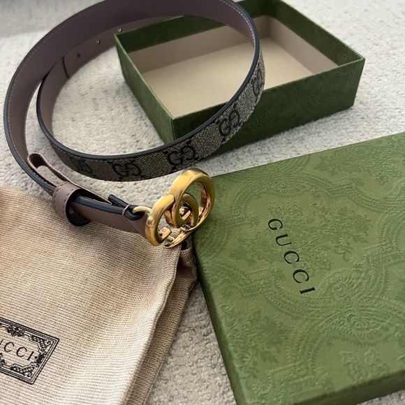 GUCCI GG MARMONT THIN BELT - Picture 1 of 8
